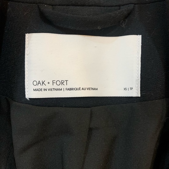 Oak + Fort Oversized Blazer NWT - Picture 5 of 6